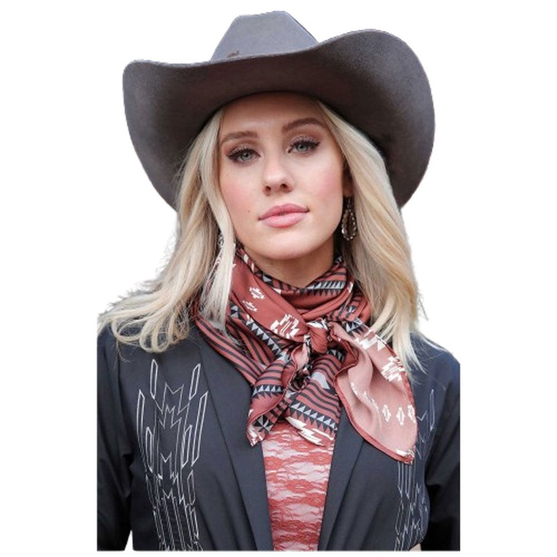 CXX7207025 Cruel Girl Wild Rag – Brown Print