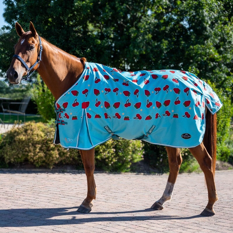 Gallop 0g Lightweight Rug Trojan Berries & Cherries Horse/Pony Turnout
