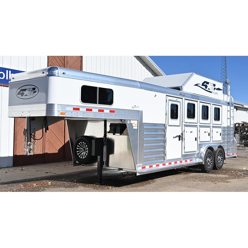 “Pre-tariff Pricing” 2025 4 Star 4 Horse Gooseneck Horse Trailer