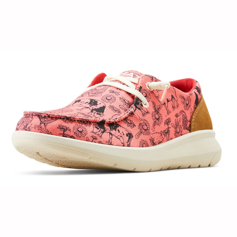 10050926 Ariat Women’s Hilo Shoe – Coral Livestock