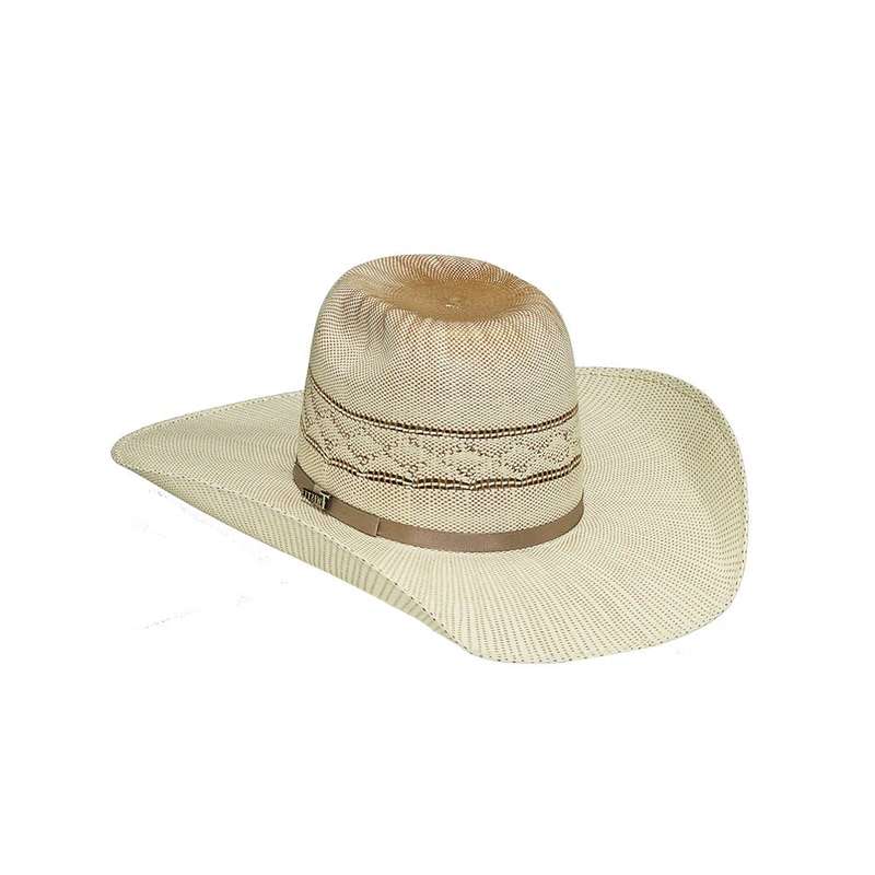 Twisted Premium Bangora Straw Hat ~ Brick Top