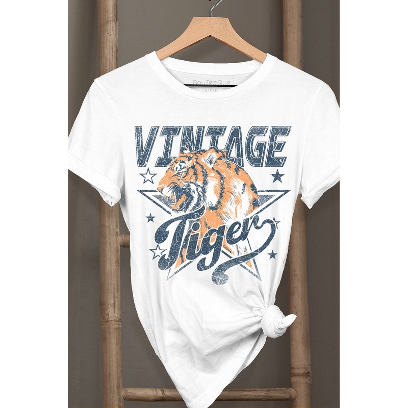 Vintage Tiger White Tee