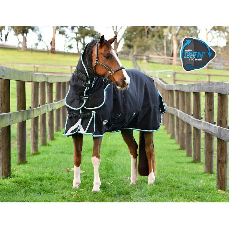 Weatherbeeta Comfitec Ultra Comfi 100g Turnout Rug,  Detach-a-Neck, 1800 Denier