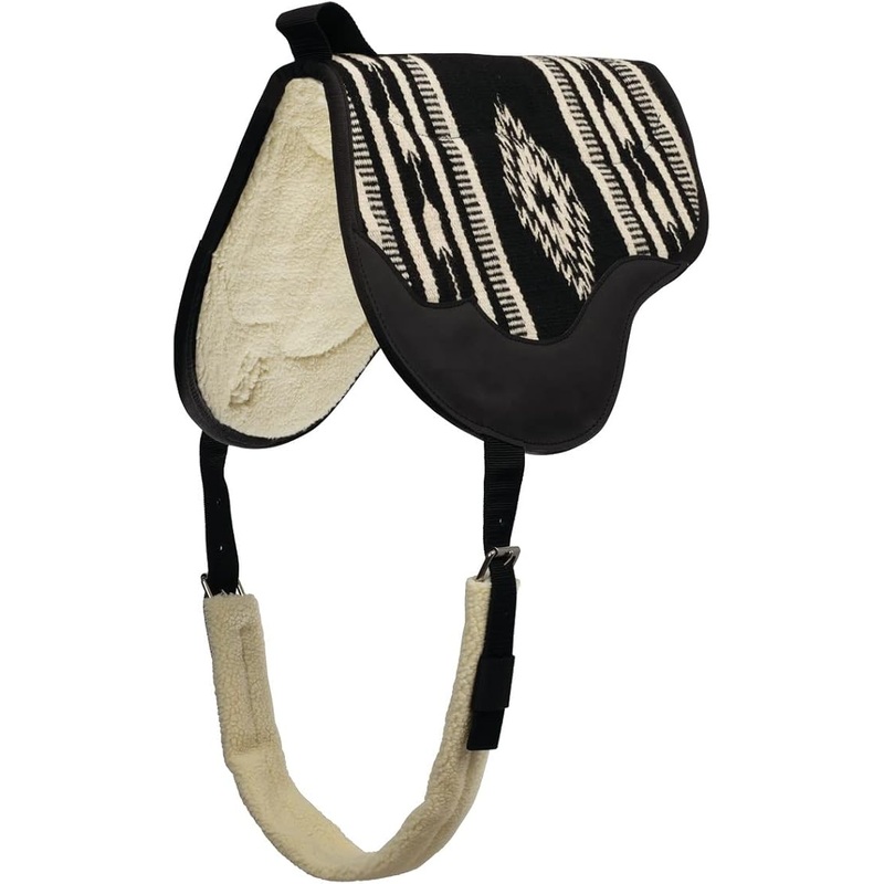 Weaver Leather Wool Blanket Top Bareback Pad