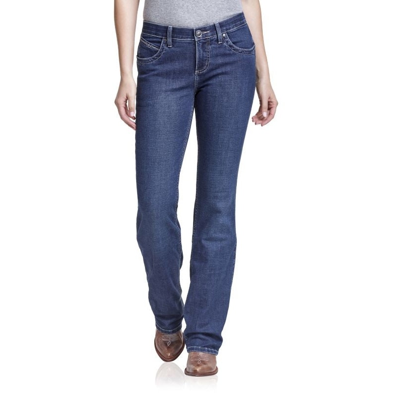 Wranlger Ladies Q-Baby Wild Streak Boot Cut Jean 5/6 X 32