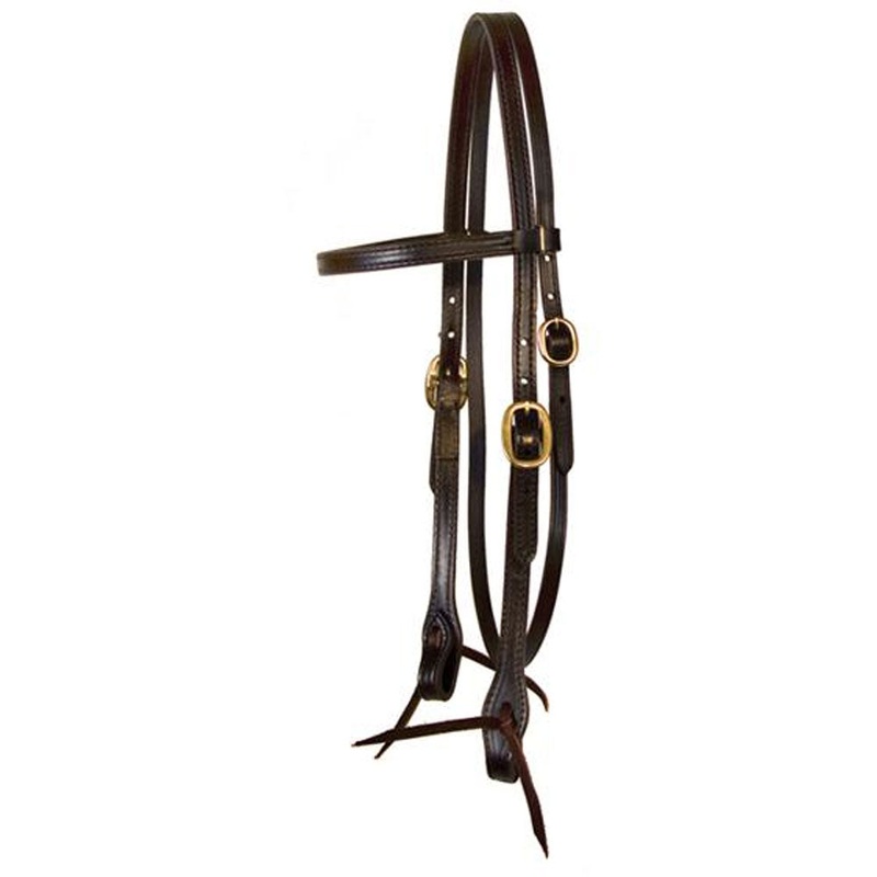 0176 Tucker Classic Browband Headstall – Horse Size