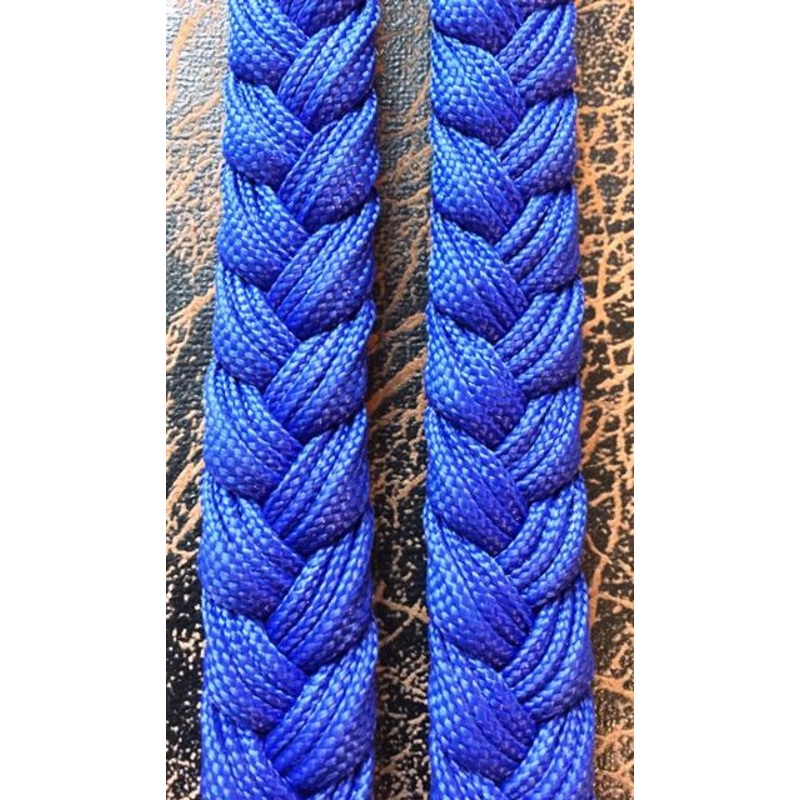 Martha Josey Super Knot Barrel Racing Rein Royal Blue pony size