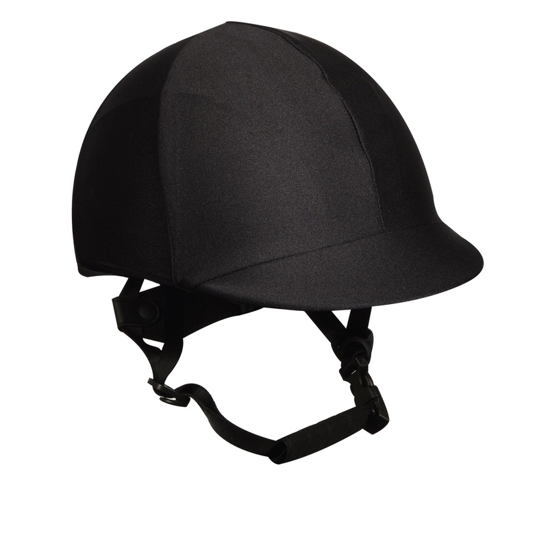 Solid Riding Helmet Cover – Black