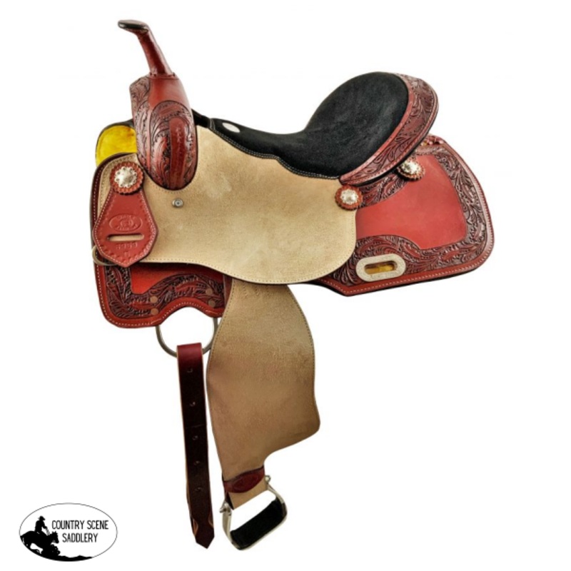 14″, 15″ Circle S Barrel style saddle.