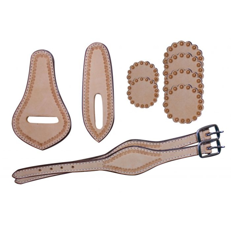 #175600: 10 Piece saddle leather replacement kit