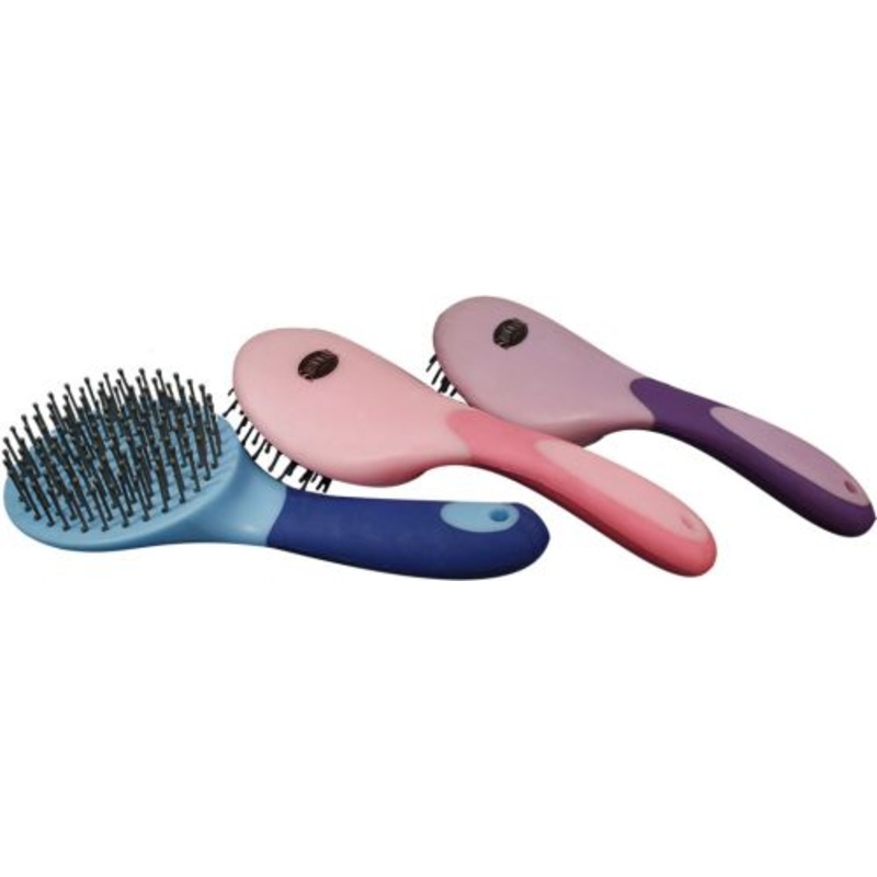 #24556: Showman soft touch handle mane and tail brush
