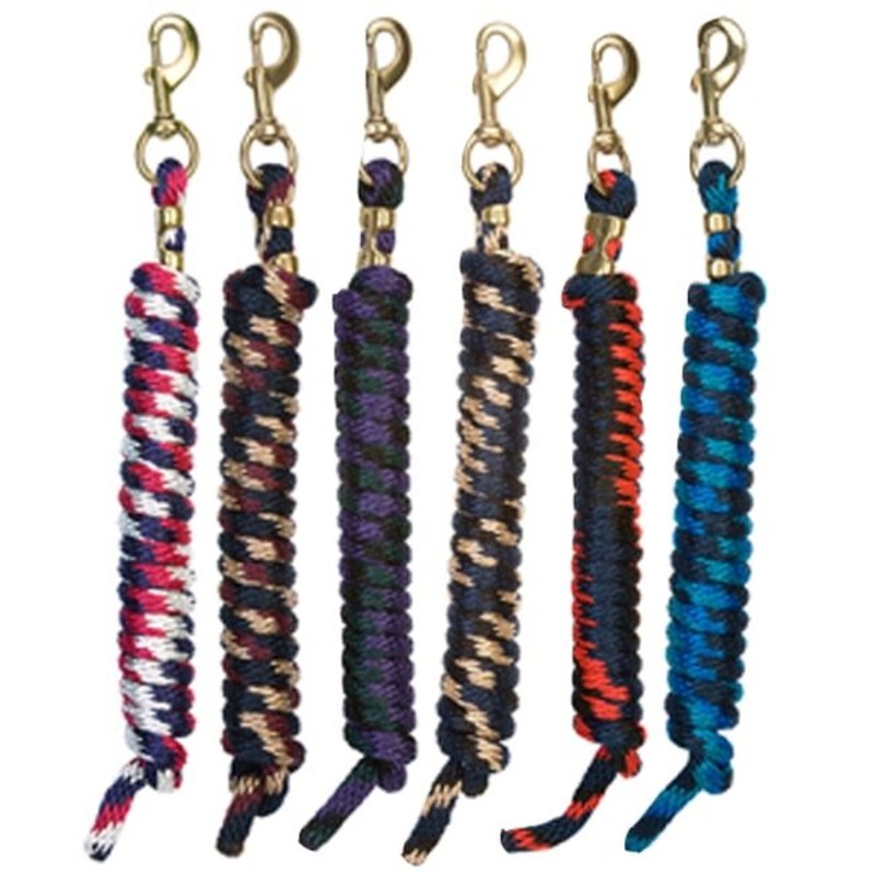 9ft Poly Lead Rope w/Bronze Snap