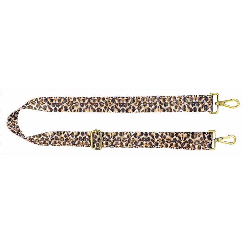 Adjustable Nylon Bag Strap ~ Cheetah