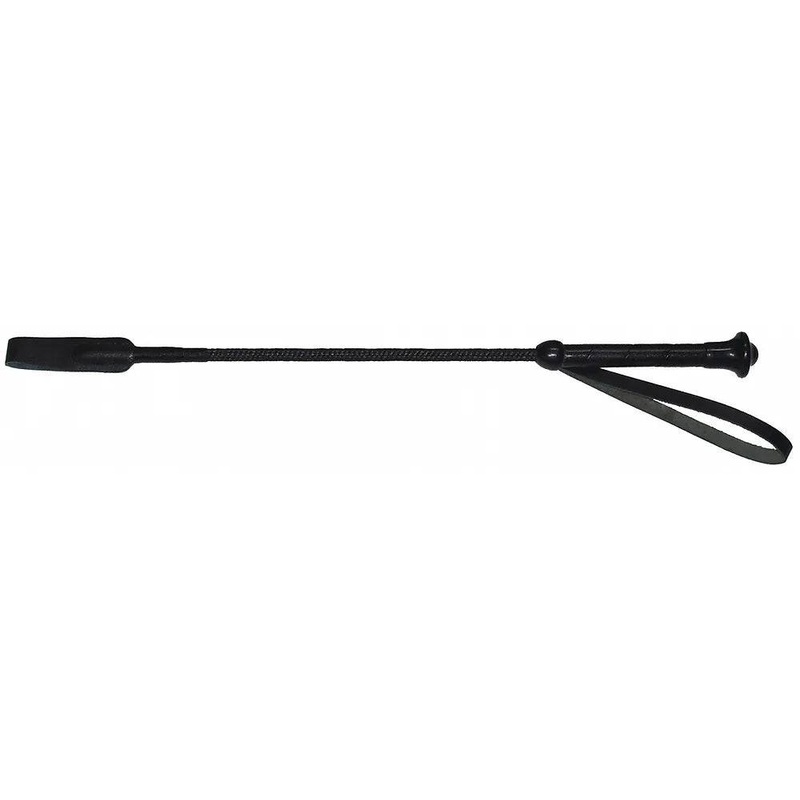 16in Leather Handle Crop w/Loop