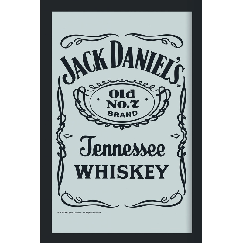 Jack Daniel’s Reverse Label Mirror