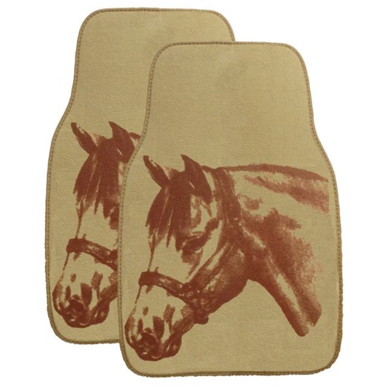 #1532: 26″ X 17″ Equine floor mats for car or truck