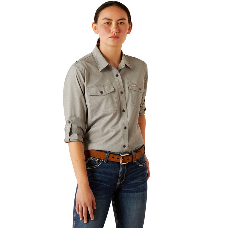 Ariat Women’s Rebar Made Tough VentTEK DuraStretch Work Shirt