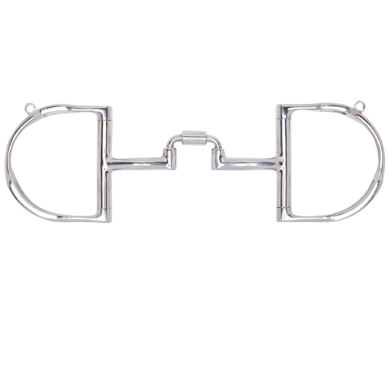 Myler Dee with Hooks with Stainless Steel Correctional Low Ported Barrel 5 1/2″ MB 27PB