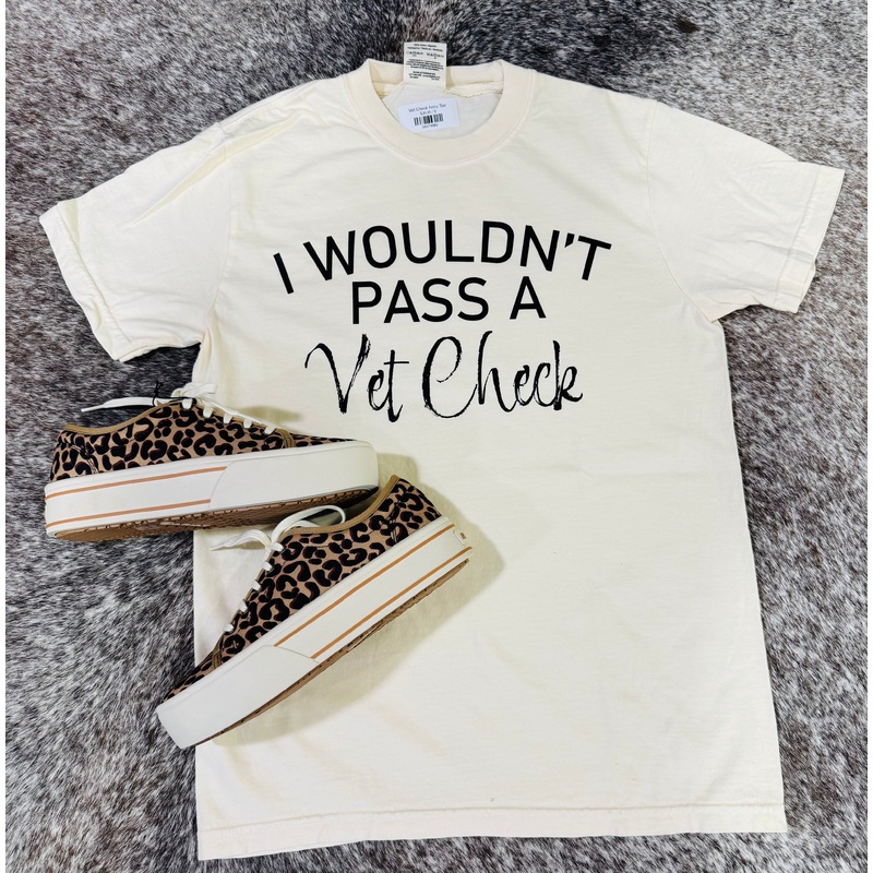 Vet Check Ivory Tee