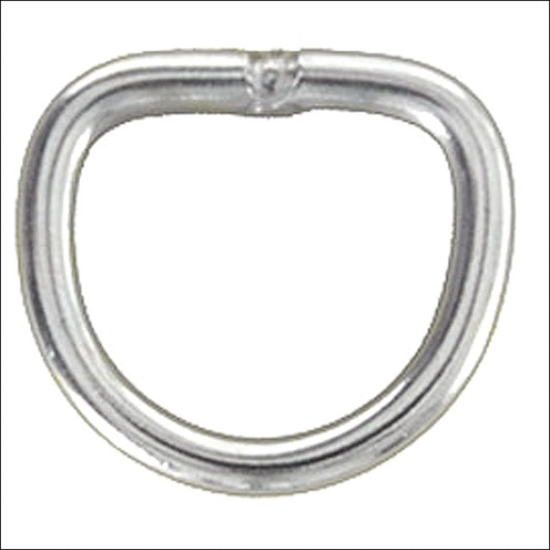 1″ Hilason Western Horse Tack Welded Wire Nickel Plated Dee Ring 10/50/100 Pack