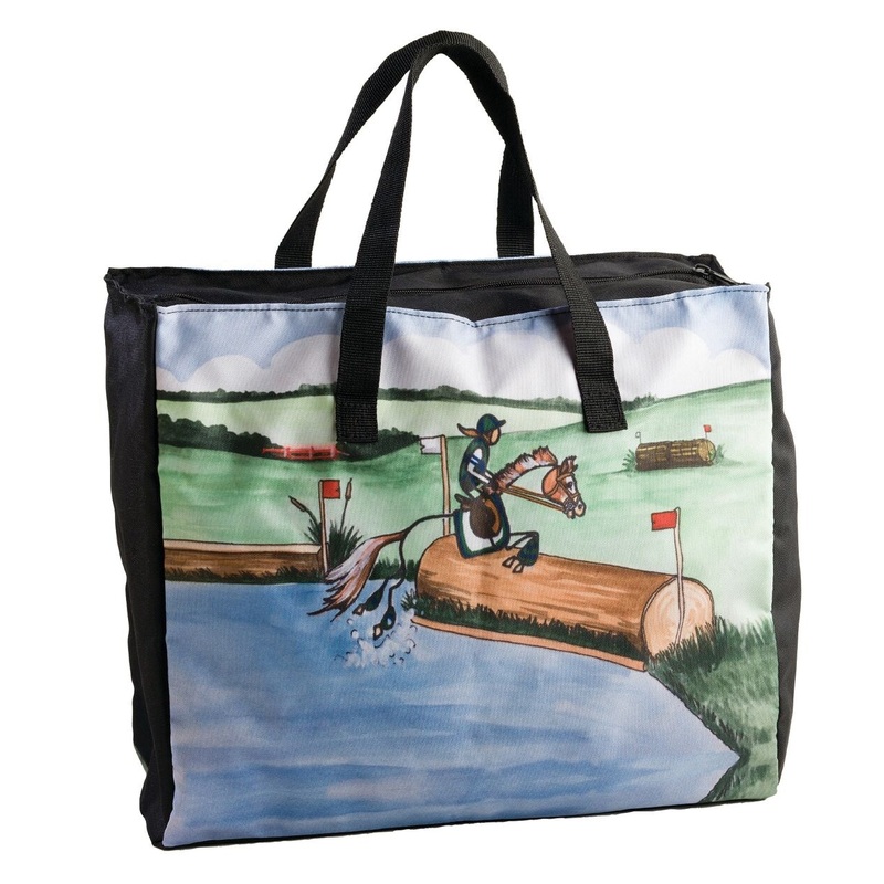 Whimsical Stick Horse Tote – Cross Country