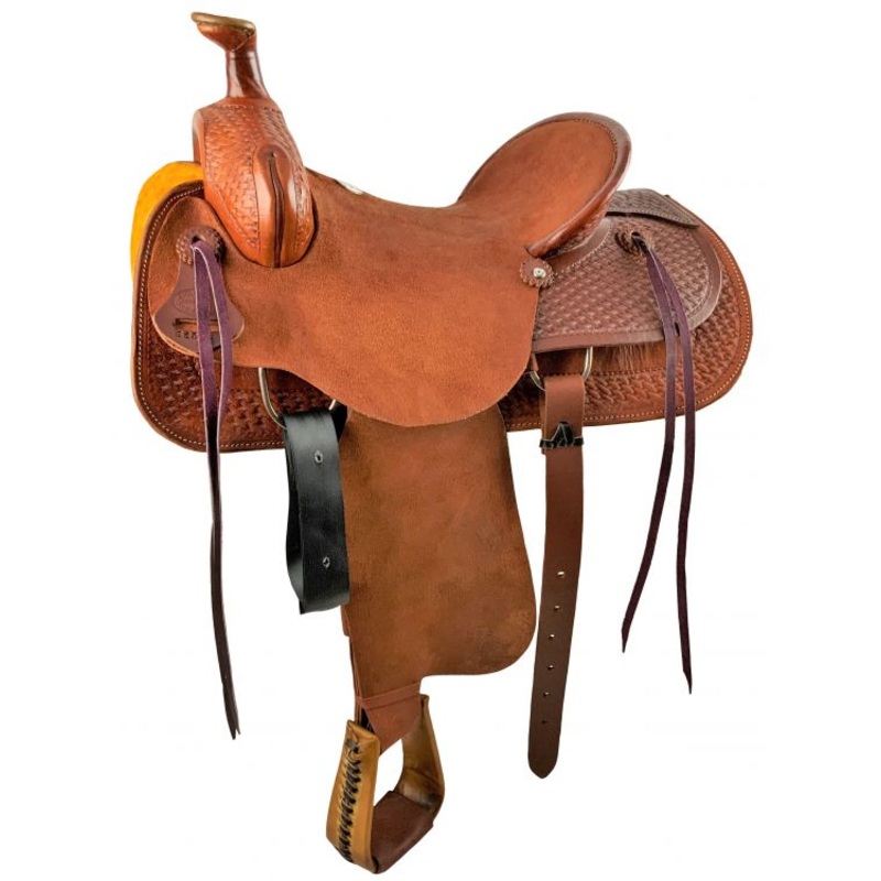 15″, 16″,17″ Showman  Hard Seat Roper Saddle-Roping Warranty-FREE SHIPPING