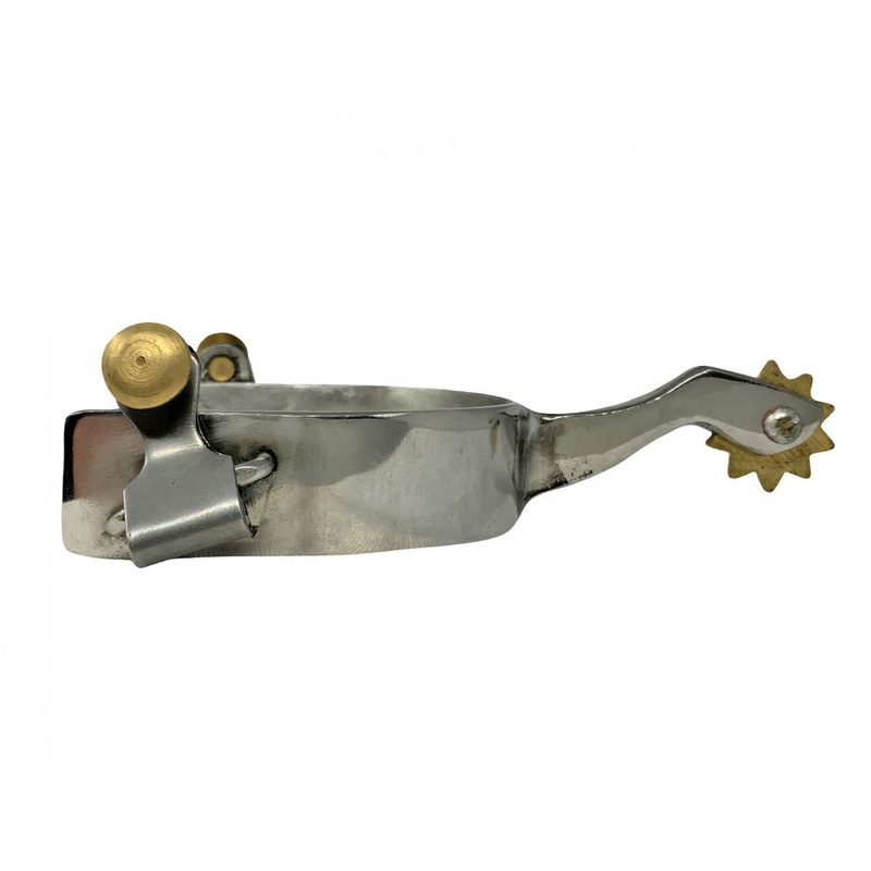 Showman  Western Stainless Steel Mens size spurs