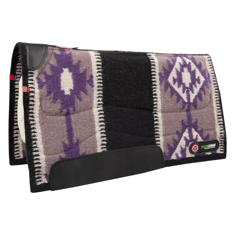 T3 High Profile Woven Pad with WoolBack Liner and T3 FlexForm Pro-Impact Protection Inserts