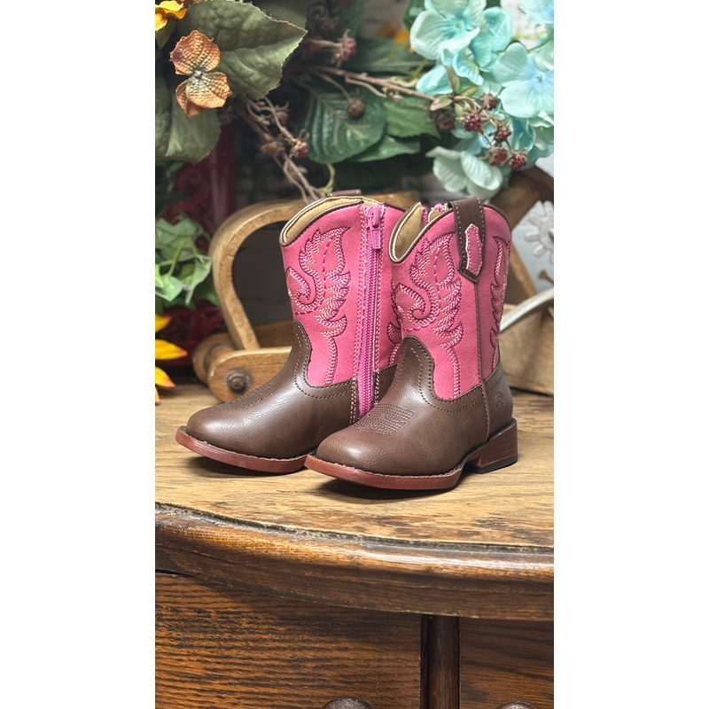 Texsis Boots by Roper ~Pink