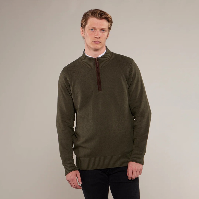 Toggi Men’s Ferndale Zip Neck Knitted Sweater