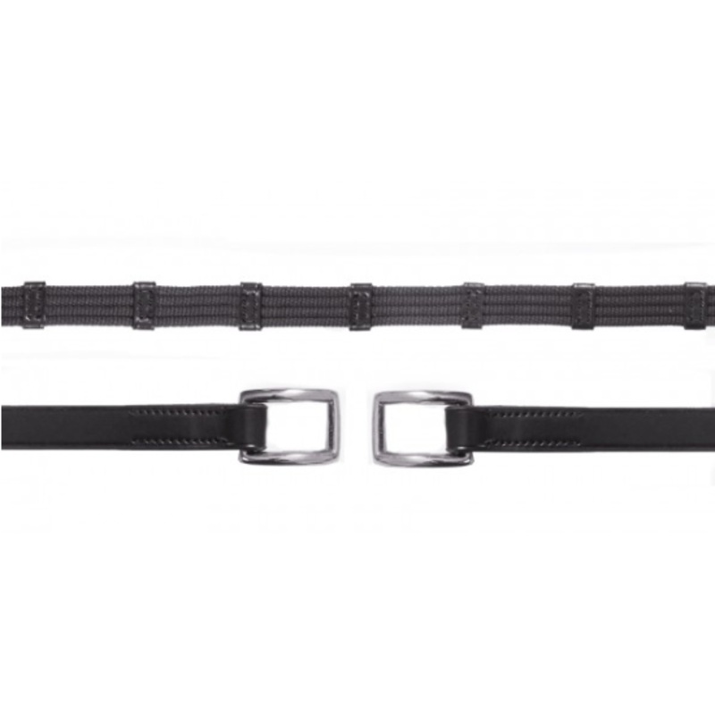 Schockemohle Web Reins Warendorf w/ Rectangular Rings