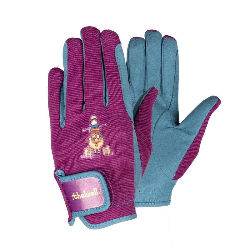 Hy Equestrian Thelwell Collection Pony Friends Children’s Riding Gloves