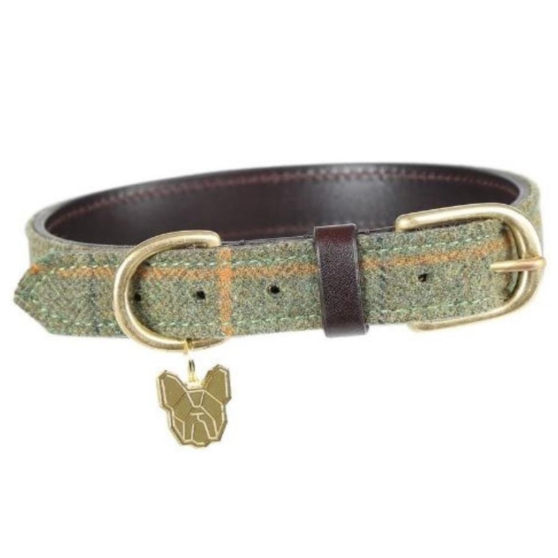 Shires Digby & Fox Tweed Dog Collar