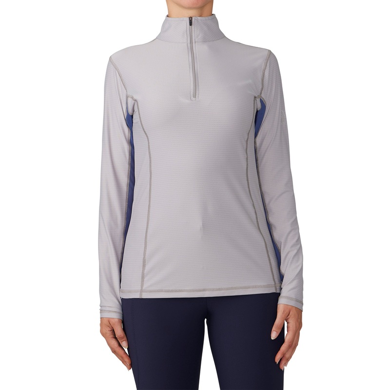 Altitude Sun Shirt LS – Grey/Navy