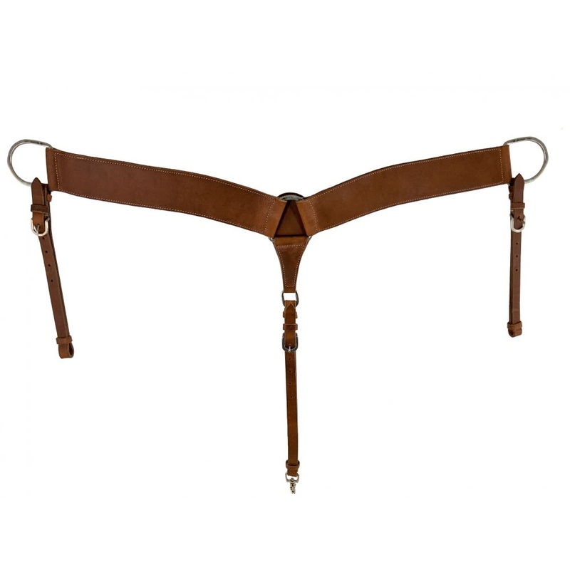 Showman Argentina Cow Leather breast collar