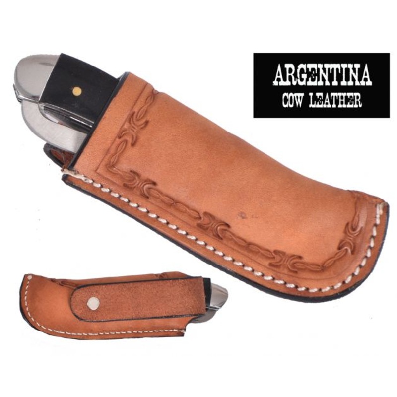 #74089: Showman Argentina Cow Leather Knife Sheath