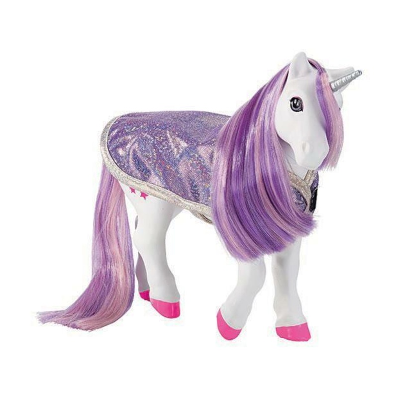 Breyer Color Changing Bath Toy, Luna The Unicorn, Purple / Pink / White with Surprise Blue Color, 8.5″ x 7″  #7233