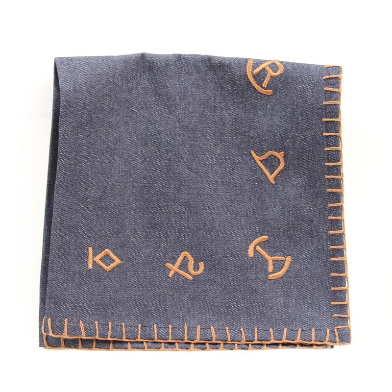 Western Moments Branded Denim Napkin