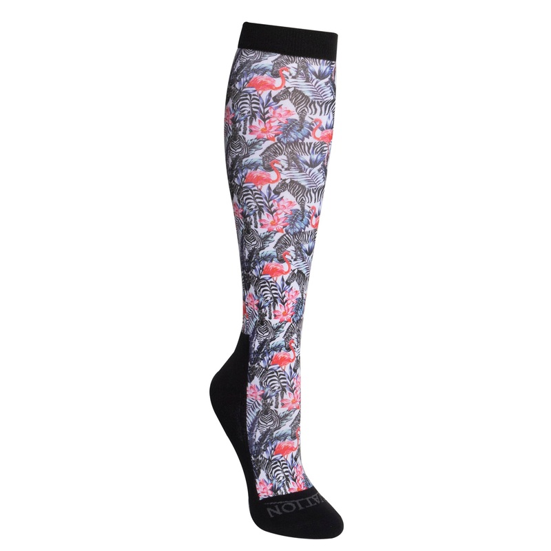 Kids’ Footzees Boot Sock – Zebras