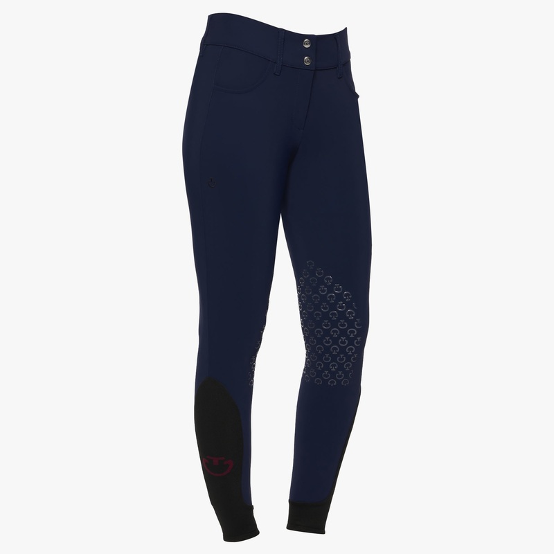 Ladies American Breeches | High Rise | Knee Grip | French Navy