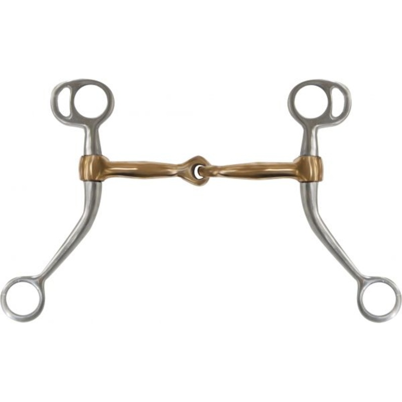 #46220: Showman stainless steel Tom Thumb bit with 6