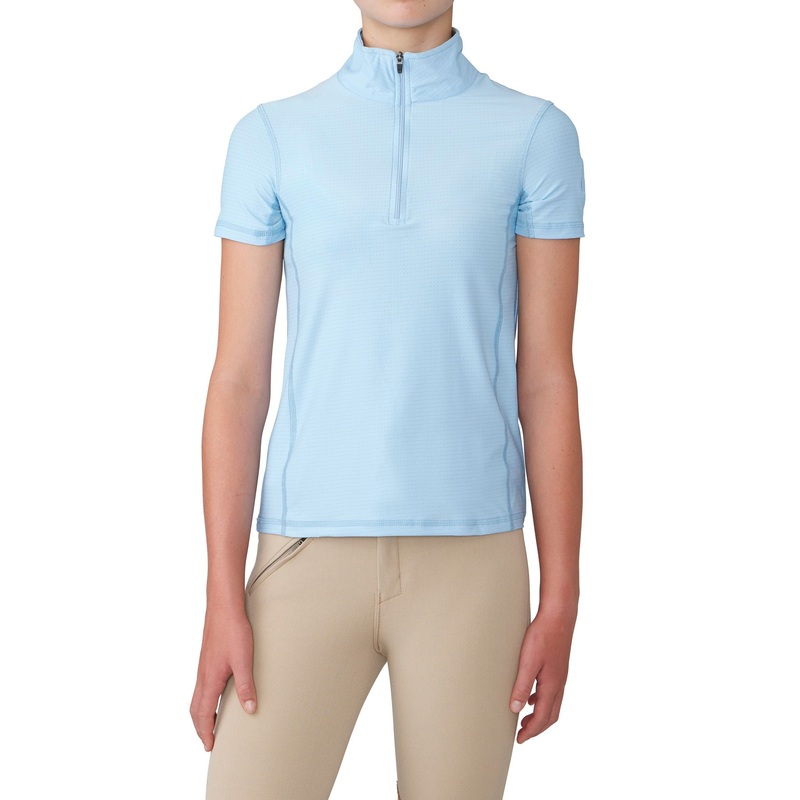 Kids’ Altitude Sun Shirt Short Sleeve – Blue Mist