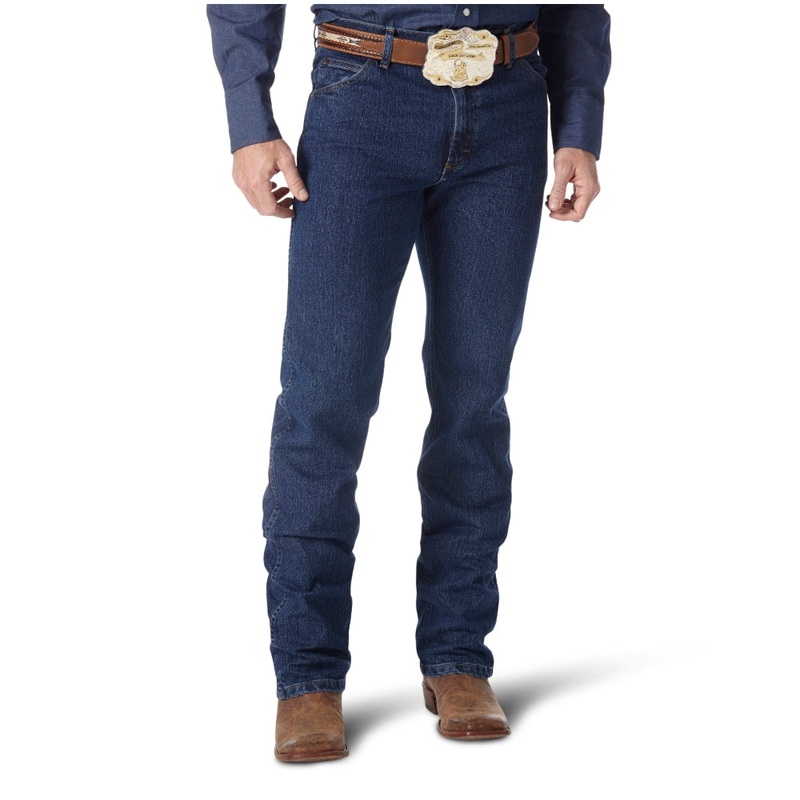 47MACMS Wrangler Men’s Premium Performance Advanced Comfort Cowboy Cut Jeans – Mid Stone