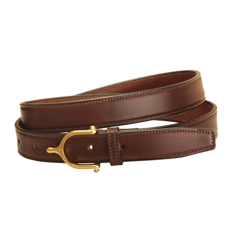 Tory Leather English Spur Buckle Belt