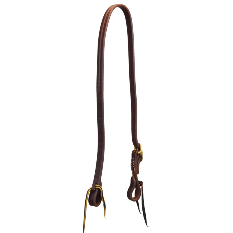 5/8″ Single Buckle Slit Ear Headstall (Dark Oil)