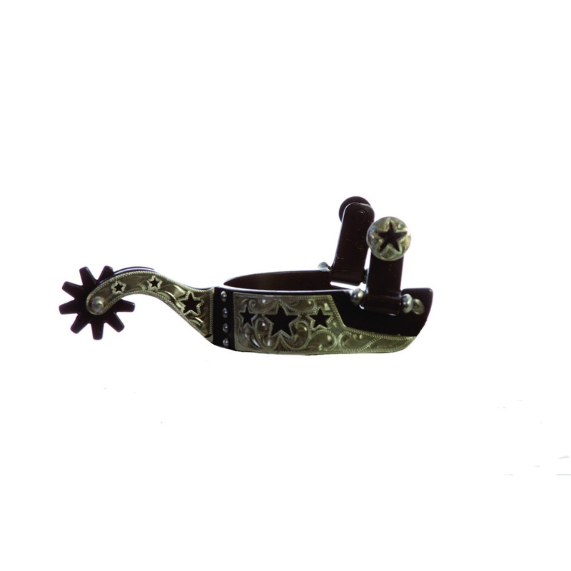 Cutout Stars Engraved Spur – Ladies