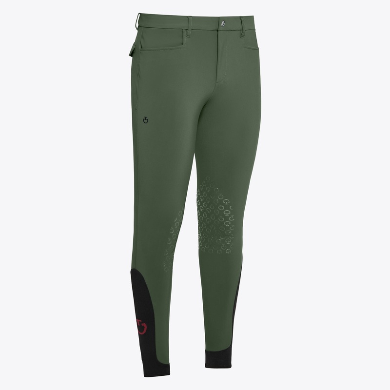 Mens New Grip Breeches | Knee Grip | Forest Green (LAST ONE – IT44-UK28-FR36)