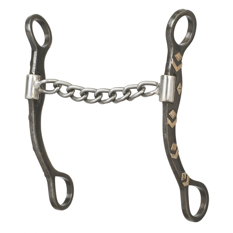 Weaver Professional Shank Bit Sweet Iron Polished Chain Mouth