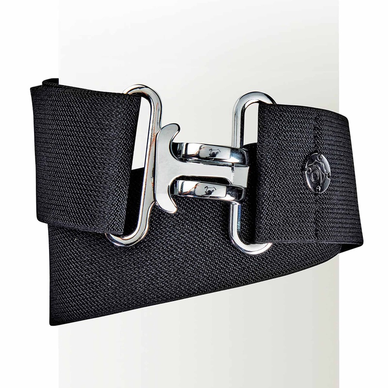 Women’s Flex Stretch Surcingle Belt – Black