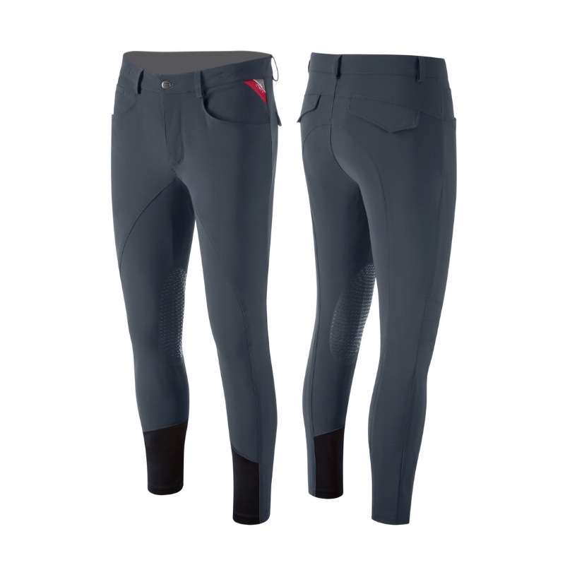 Mens Metrix Breeches | Knee Grip | Grey